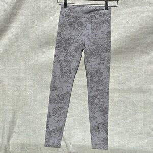 Athleta Girl High Rise Texture Chit Chat Fog Grey Size Large/12